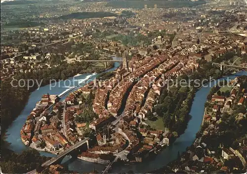 Bern BE Fliegeraufnahme Kat. Bern