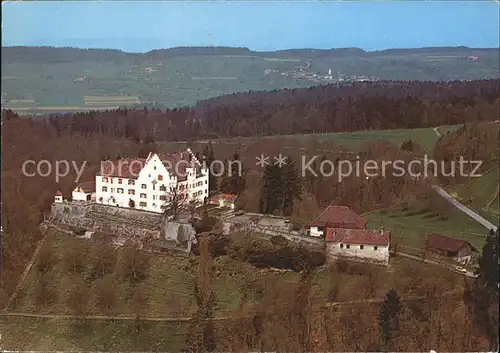 Stettfurt Fliegeraufnahme Schloss Sonnenberg Kat. Stettfurt