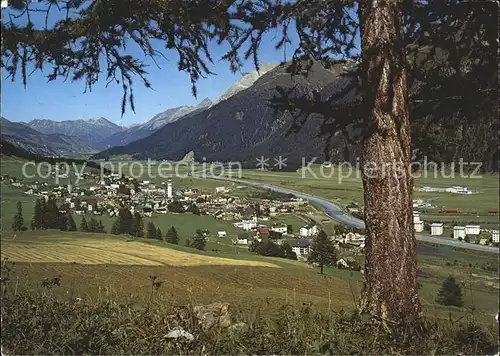 Samedan Ortsansicht Kat. Samedan