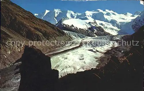 Morteratschgletscher Piz Palue Bellavista Kat. Morteratsch