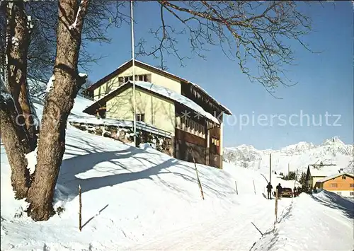 Tannenheim Ski  Feriernhaus Satus Wiedikon Zuerich Kat. Tannenheim