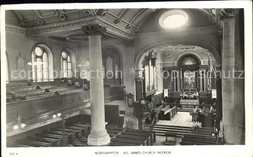 Northampton All Saints Church Interior Kat. Northampton