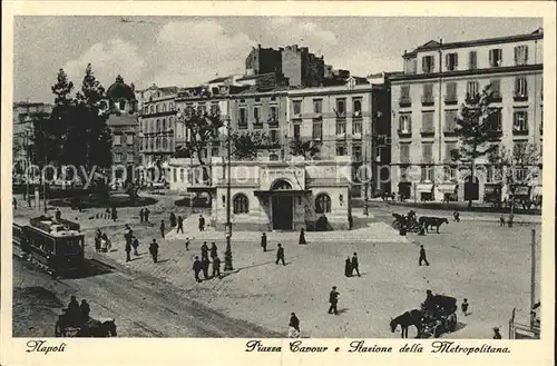 Napoli Neapel Piazza Cavour Stazione Metropolitana Kat. Napoli