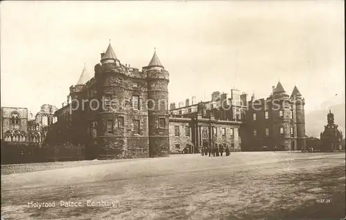 Edinburgh Holyrood Palace Kat. Edinburgh