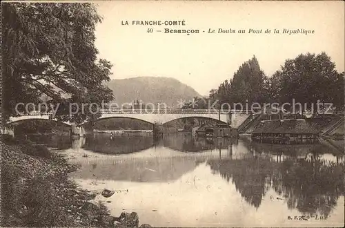 Besancon Doubs Pont Republique Kat. Besancon