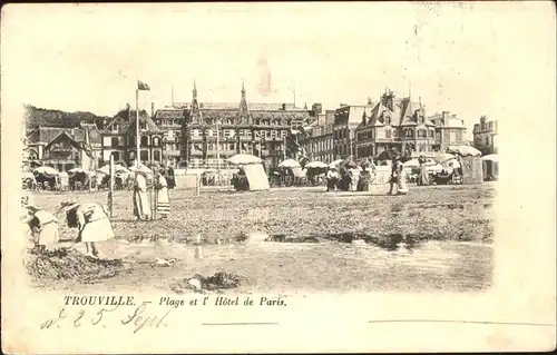 Trouville sur Mer Plage Hotel Paris Kat. Trouville sur Mer