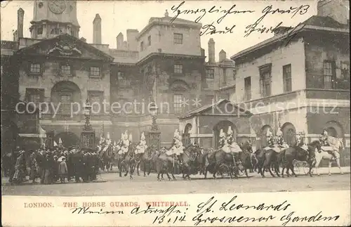 London Horse Guards Whitehall Kat. City of London