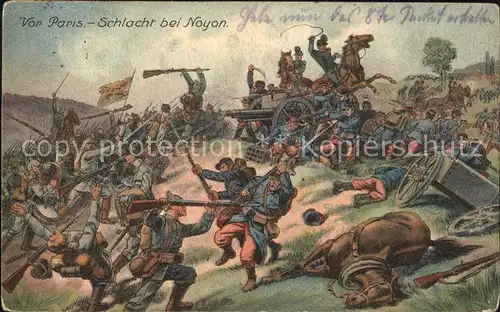 Noyon Oise Militaer Schlach Paris  Kat. Noyon