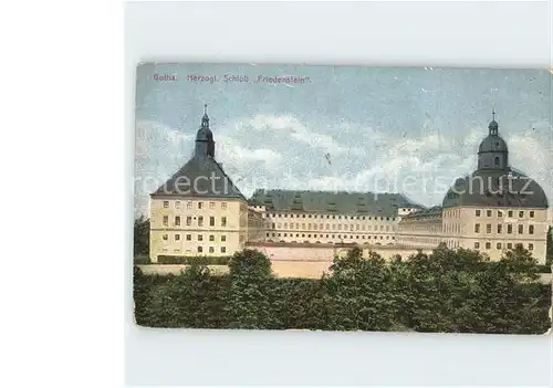 Gotha Thueringen Herzogliches Schloss Friedenstein Bahnpost Kat. Gotha