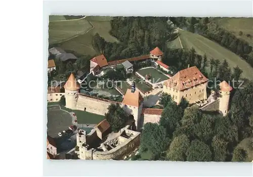 Hohenberg Eger Burg Fliegeraufnahme Kat. Hohenberg a.d.Eger