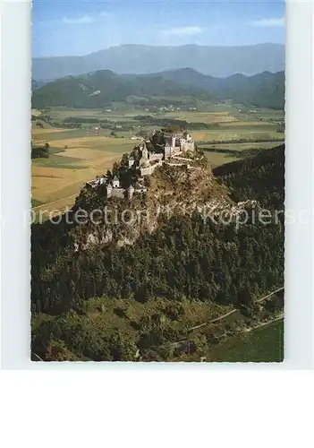 Burg Hochosterwitz Burg Fliegeraufnahme / St. Georgen am Laengsee /Unterkaernten