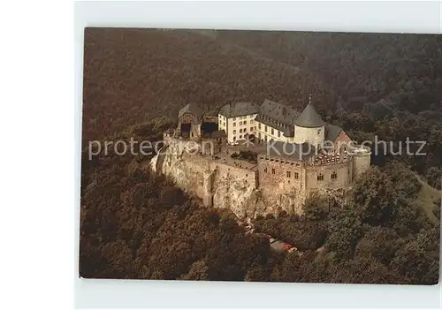 Waldeck Edersee Schlossburg Fliegeraufnahme Kat. Edertal