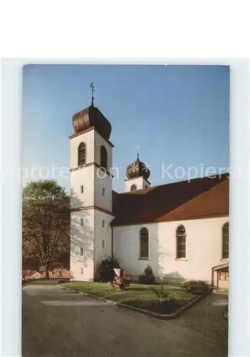 Schapbach Pfarrkirche Kat. Bad Rippoldsau Schapbach