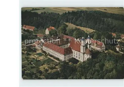 Nordendorf Kloster Holzen an der romantischen Strasse Fliegeraufnahme Kat. Nordendorf