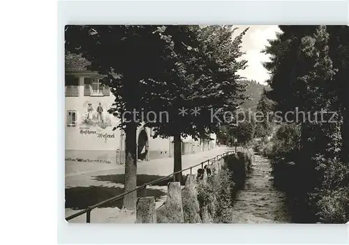 Kandern Partie an der Kander Schwarzwald Kat. Kandern