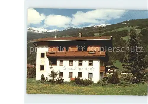 Zell Ziller Tirol Pension Haus Alpenland Kat. Zell am Ziller