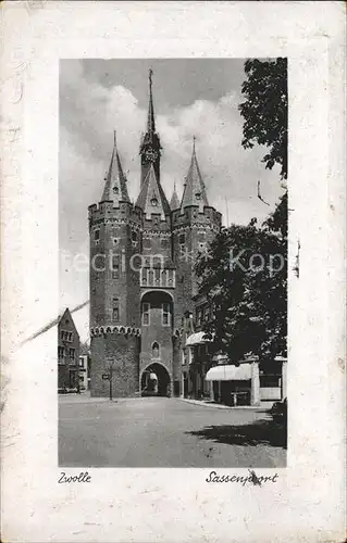 Zwolle Overijssel Sassenpoort Kat. Zwolle