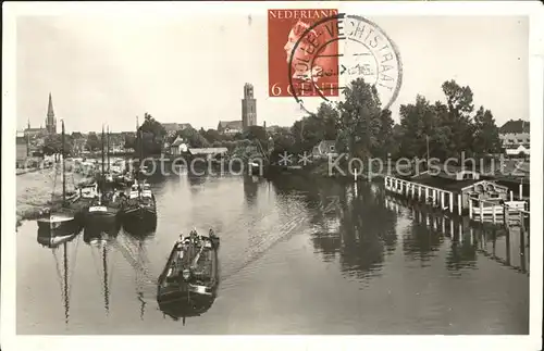 Zwolle Overijssel Zwarte Water Hafen Segelboot Kat. Zwolle