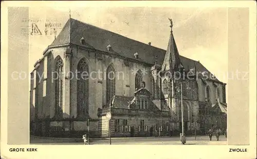 Zwolle Overijssel Grote Kerk Kat. Zwolle