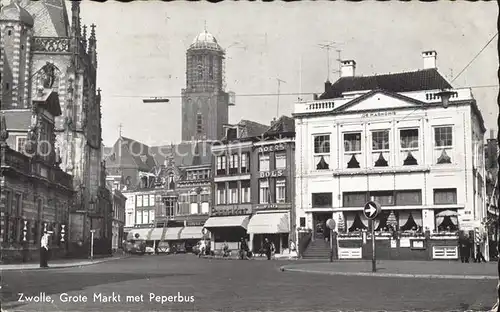 Zwolle Overijssel Markt Peperbus Kat. Zwolle