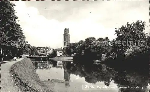 Zwolle Overijssel Peperbus Nieuwe Havenbrug Kat. Zwolle