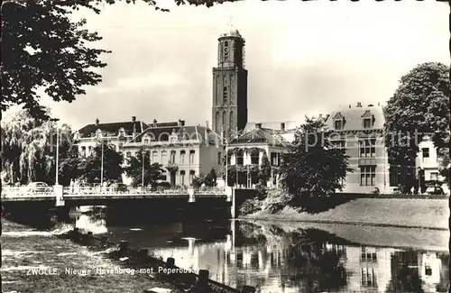 Zwolle Overijssel Havenbrug Peperbus Kat. Zwolle