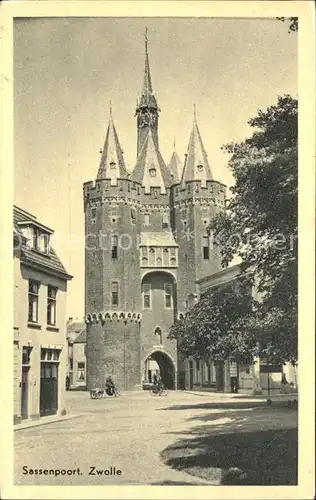 Zwolle Overijssel Sassenpoort Kat. Zwolle