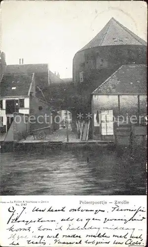 Zwolle Overijssel Pelserpoortje Kat. Zwolle