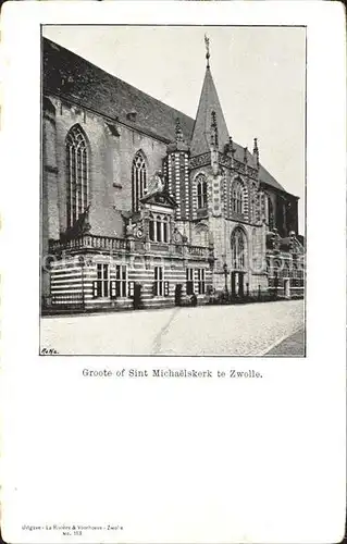 Zwolle Overijssel St. Michaelskerk Kat. Zwolle