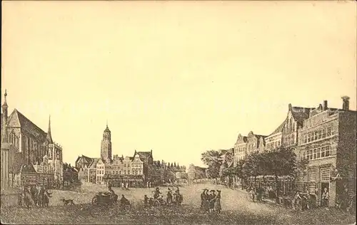 Zwolle Overijssel Markt  Kat. Zwolle