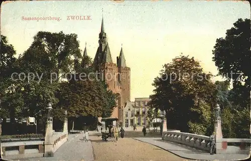 Zwolle Overijssel Sassenpoortbrug Kat. Zwolle