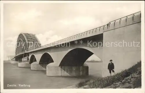 Zwolle Overijssel Yselbrug Kat. Zwolle