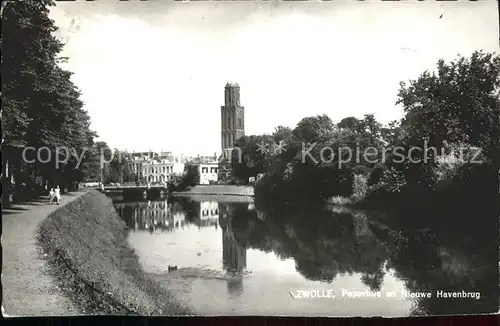Zwolle Overijssel Peperbus Havenbrug Kat. Zwolle