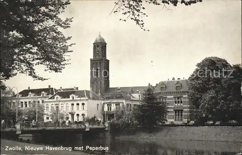 Zwolle Overijssel Nieuwe Havenbrug Peperbus Kat. Zwolle