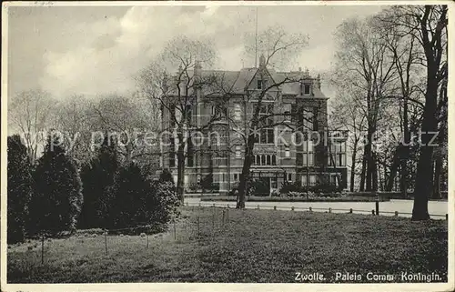 Zwolle Overijssel Paleis Comm Koningin Kat. Zwolle