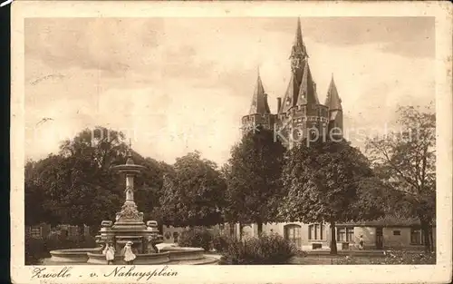 Zwolle Overijssel Nahuysplein Kat. Zwolle