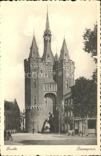 Zwolle Overijssel Sassenpoort Kat. Zwolle