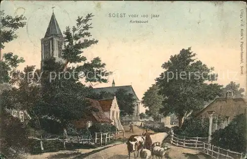 Soest Netherlands voor 100 jaar Kerkebuurt Kat. Soest