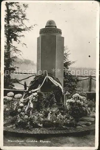 Rhenen Mausoleum Grebbe Denkmal Kat. Rhenen