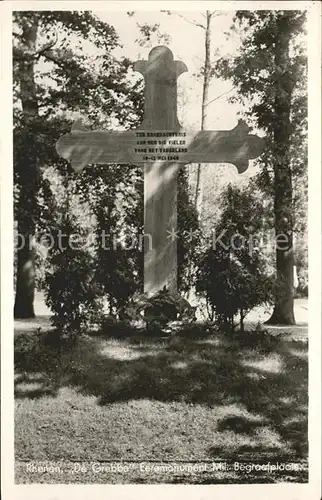 Rhenen De Grebbe Eeremonument Mil. Begraafplaats Denkmal Kat. Rhenen