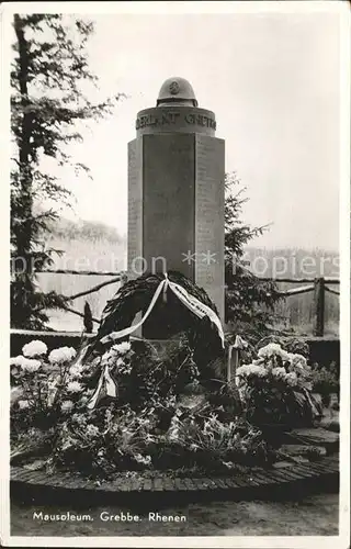 Rhenen Mausoleum Grebbe Denkmal Kat. Rhenen