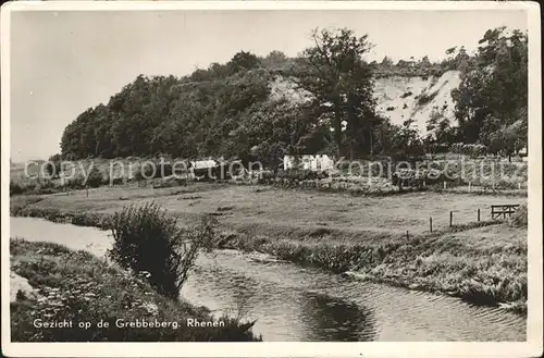 Rhenen Gezicht op de Grebbeberg Kat. Rhenen