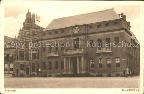 Deventer Stadhuis Rathaus Kat. Deventer