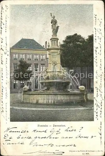 Deventer Fontein Brunnen Kat. Deventer