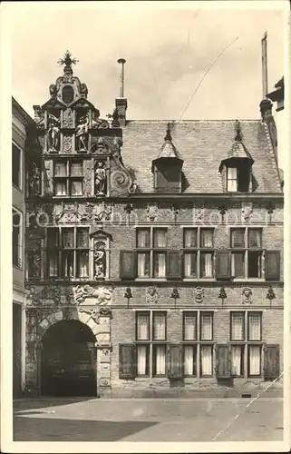Deventer Penninckshoek met ingang Doopsgezinde Kerk Fassade Kat. Deventer