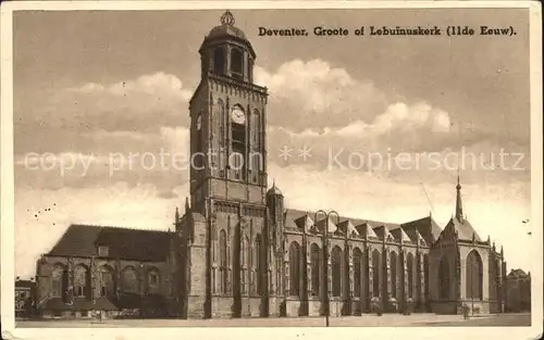 Deventer Groote of Lebuinuskerk 11de Eeuw Kirche Kat. Deventer