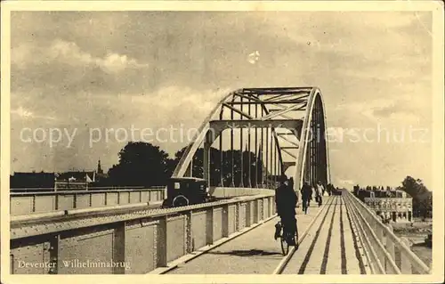 Deventer Wilhelminabrug Bruecke Kat. Deventer