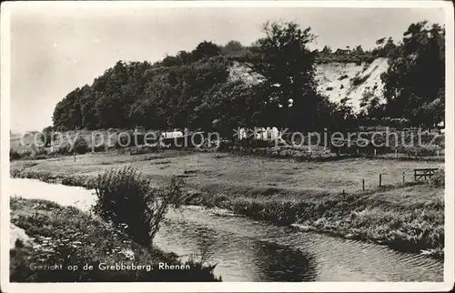 Rhenen Gezicht op de Grebbeberg Partie am Fluss Kat. Rhenen