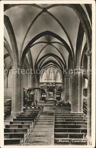 Rhenen Interieur Cunerakerk Kirche Kat. Rhenen