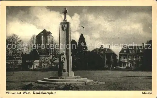 Almelo Monument Weth. Donkelaarsplein Denkmal Kat. Almelo